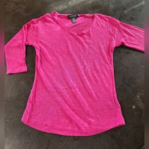 Ralph Lauren Pink LINEN Top
